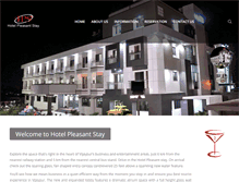 Tablet Screenshot of hotelpleasantstay.com